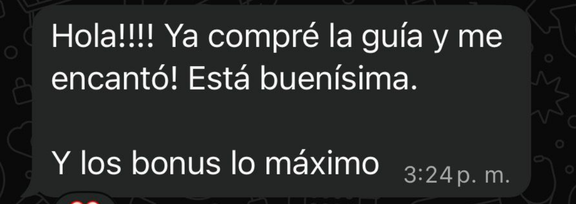 Testimonio real de comprador